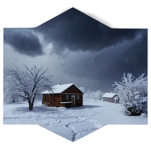 Stormy Blizzard Scene Png 62 PNG image