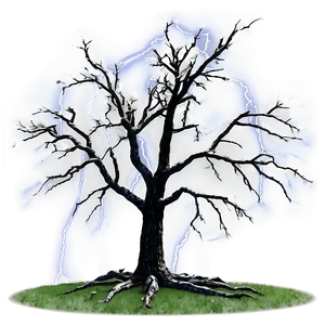 "stormy Lightning Tree PNG" 52