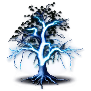 "stormy Lightning Tree PNG" Sdq18