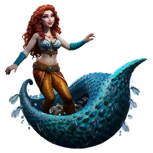 Stormy Sea Siren Png 05242024 PNG image