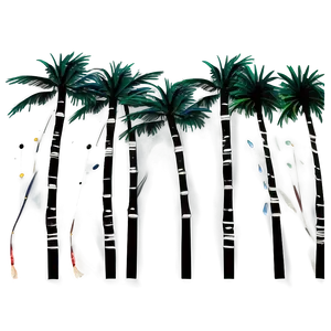Stormy Sky Palms PNG Swh PNG