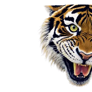 Stormy Tiger Mood Png 06252024 PNG image