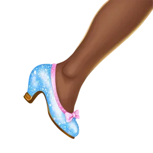 Storybook Glass Slipper Visual PNG 06132024