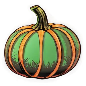Storybook Pumpkin Outline Image PNG 25 PNG