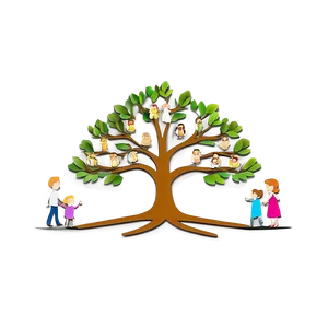 Storytelling Family Reunion Tree PNG Nvo
