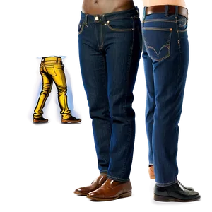 Straight Leg Jean Png 06252024 PNG image