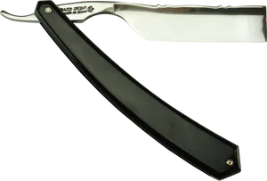 Straight Razor Open Blade PNG image