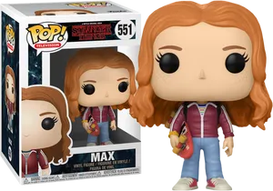 Stranger Things Max Funko Pop PNG