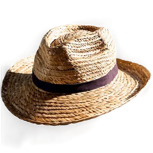 Straw Hat For Gardening PNG 05252024