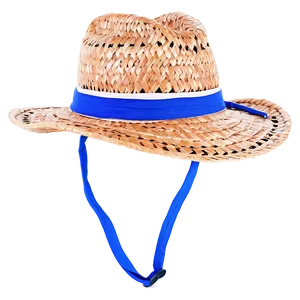 Straw Hat For Sun Protection PNG Dtw