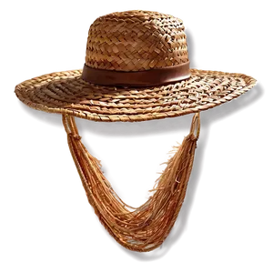 Straw Hat On Beach Png 4 PNG image