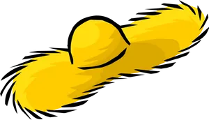 Straw Hat Vector Illustration