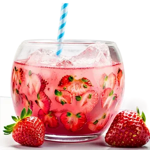 Strawberry Aguas Frescas Png 6 PNG image