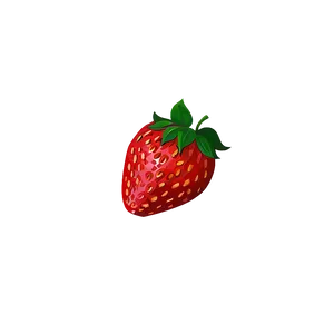 Strawberry Art Png 05042024 PNG image