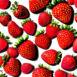 Strawberry Art Png 66 PNG image