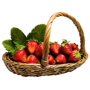 Strawberry Basket Png Ssq14 PNG image