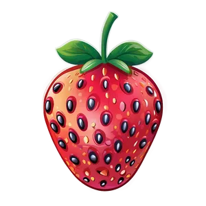 Strawberry Cartoon Character Png 45 PNG image