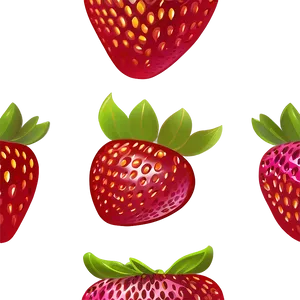 Strawberry Cartoon Character Png Xyh PNG image
