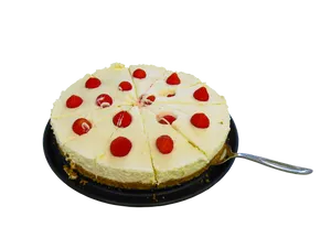 Strawberry Cheesecake Sliced PNG