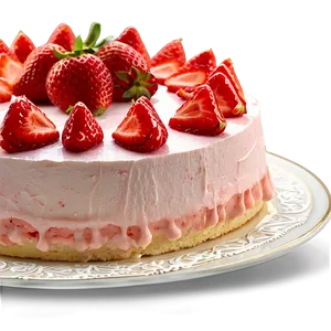 Strawberry Chiffon Cake Png 06212024 PNG image