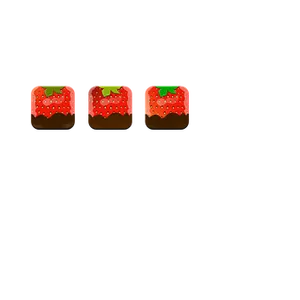 Strawberry Chocolate Cake Emoji