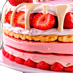 Strawberry Cream Cake Png 06212024 PNG image