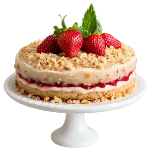 Strawberry Crumble Cake PNG 06212024 PNG