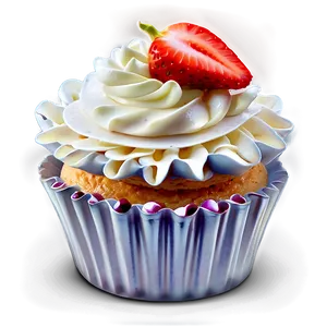 Strawberry Cupcake PNG 05032024