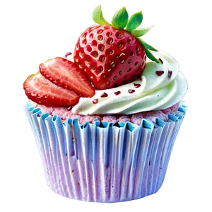 Strawberry Cupcake PNG 85 PNG
