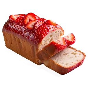 Strawberry Dessert Bread PNG 05232024 PNG
