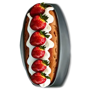 Strawberry Dessert Bread PNG 56 PNG