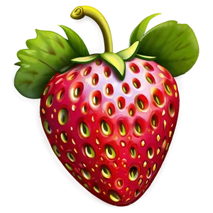 Strawberry Emoji PNG 05042024