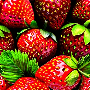 Strawberry Farm PNG Wjf15