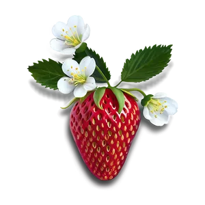 Strawberry Flower Png Dpe PNG image