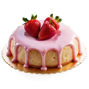 Strawberry Glazed Cake PNG Yob33 PNG