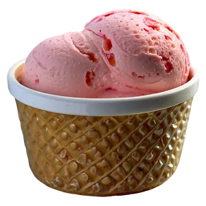 Strawberry Ice Cream Cup Png 58 PNG image