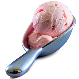 Strawberry Ice Cream Scoop PNG Wdl50 PNG