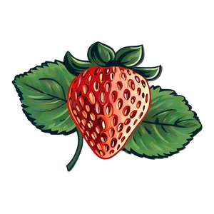 Strawberry Illustration PNG 05042024