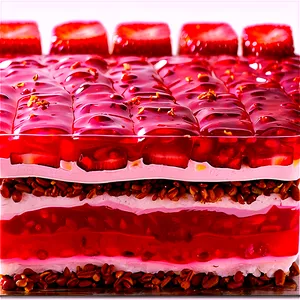 Strawberry Jello Pretzel Salad PNG 84 PNG