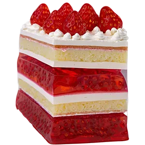 Strawberry Jelly Cake PNG 06212024