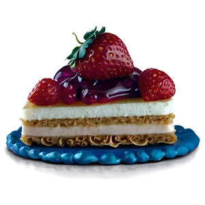 Strawberry Jelly Cake PNG 5 PNG