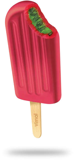Strawberry Kulfi Popsicle PNG
