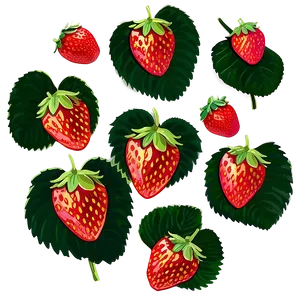Strawberry Leaf PNG Gur68 PNG