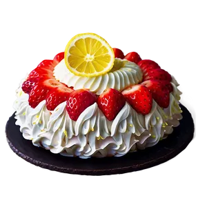 Strawberry Lemon Cake PNG 06212024