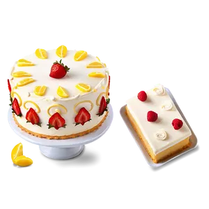 Strawberry Lemon Cake PNG 48 PNG