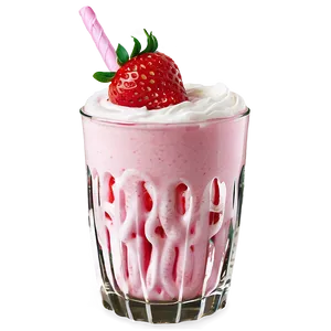 Strawberry Milkshake PNG Eso99