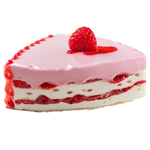 Strawberry Mousse Cake PNG Fmh