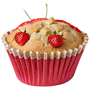 Strawberry Muffin PNG 21