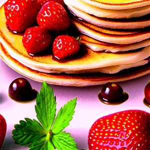 Strawberry Pancakes Png Uuy6 PNG image