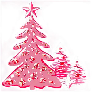 Strawberry Pink Christmas Tree PNG 56 PNG